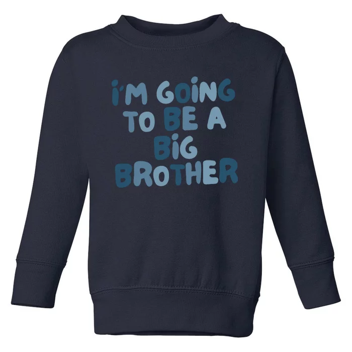 Big Brother Gift Birth Announcement Brother Gift Toddler Sweatshirt