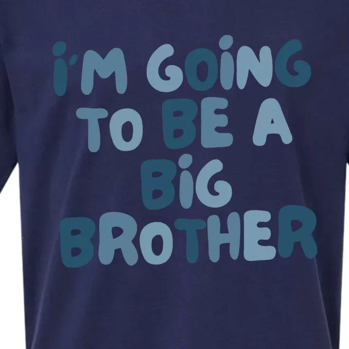 Big Brother Gift Birth Announcement Brother Gift Sueded Cloud Jersey T-Shirt