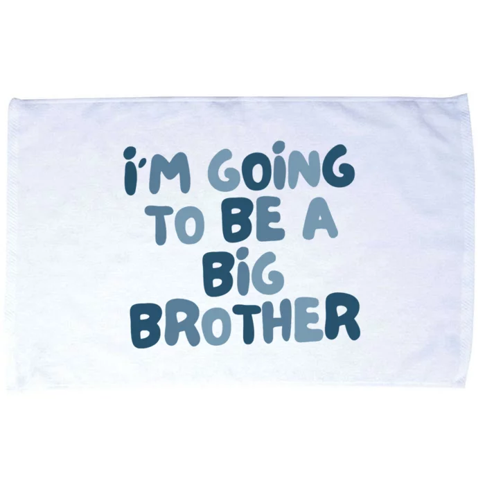 Big Brother Gift Birth Announcement Brother Gift Microfiber Hand Towel