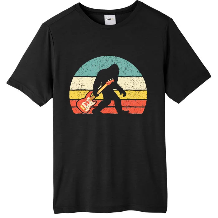 Bigfoot Bass Guitar  Bass Player Bassist Music Guitarist ChromaSoft Performance T-Shirt