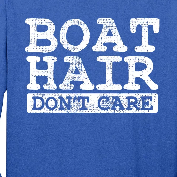 Boat Boating Gift Tall Long Sleeve T-Shirt