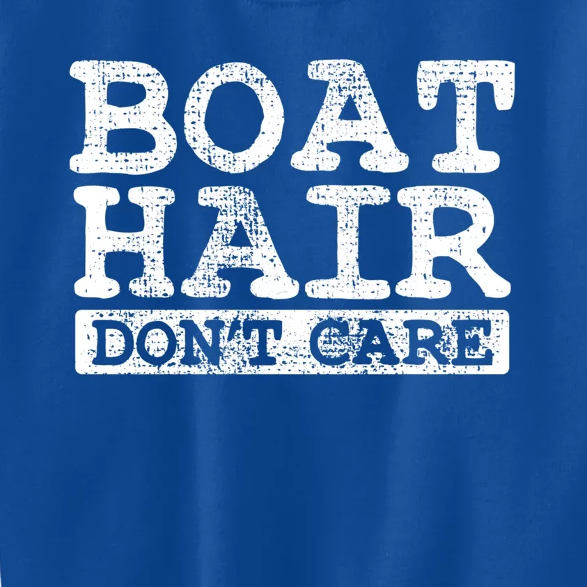 Boat Boating Gift Kids Sweatshirt