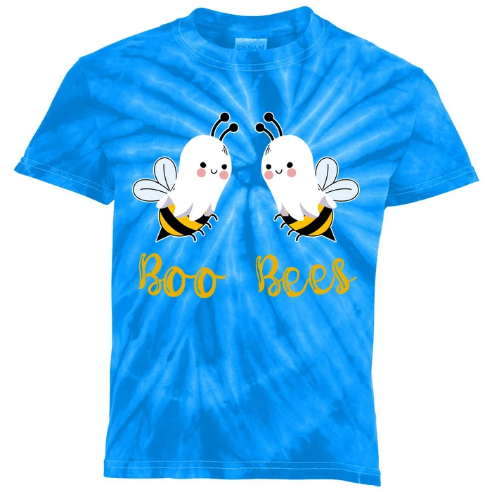 Boo Bees Ghost Matching Couples Family Funny Halloween Meaningful Gift Kids Tie-Dye T-Shirt