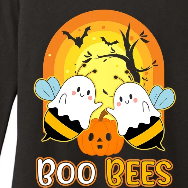 Boo Bees Halloween Cute Gift Funny Bees Gift Womens CVC Long Sleeve Shirt