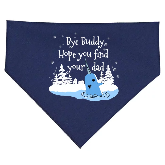 Bye Buddy Hope You Find Your Dad USA-Made Doggie Bandana