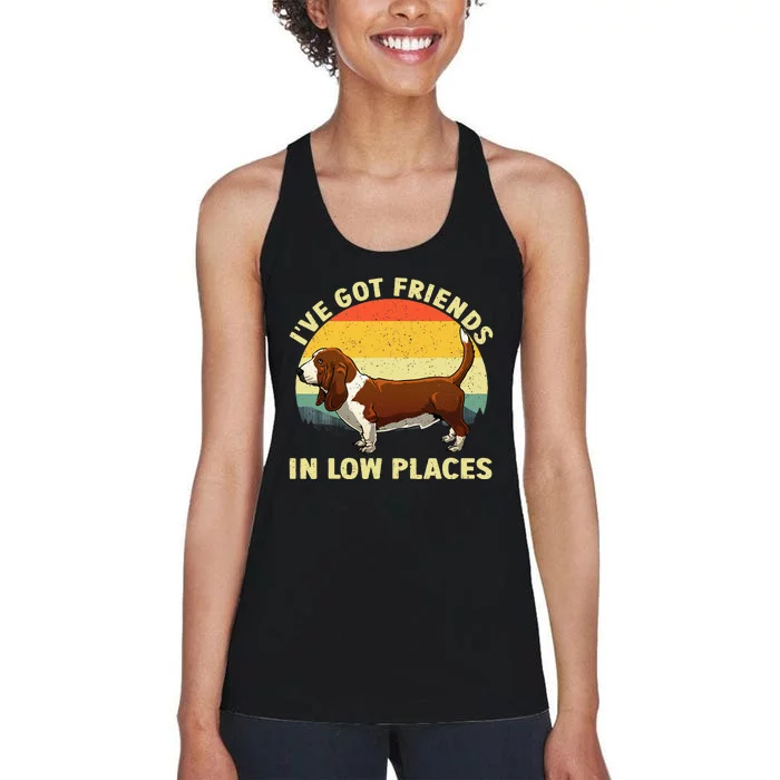 Best Basset Hound Design Basset Hound Lover Women's Racerback Tank