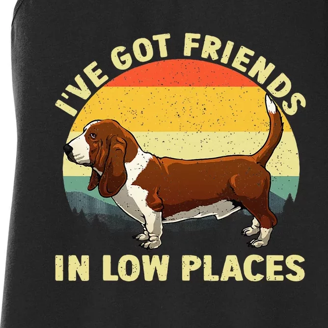 Best Basset Hound Design Basset Hound Lover Women's Racerback Tank