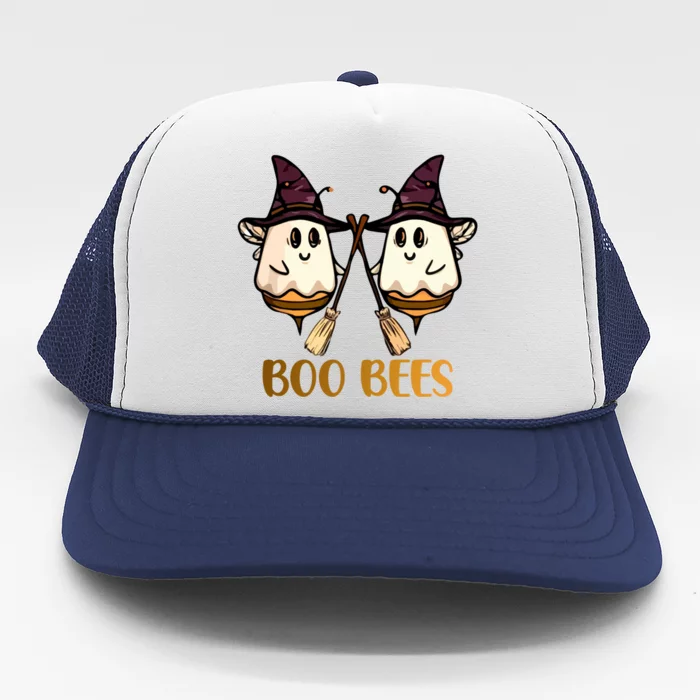 Boo Bees Halloween Gift Trucker Hat