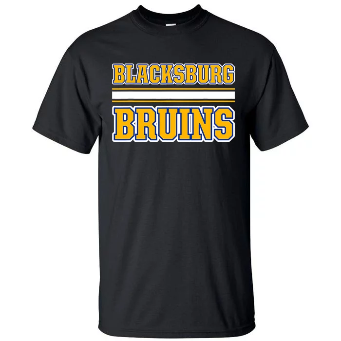 Blacksburg Bruins Horizontal Stripes Tall T-Shirt