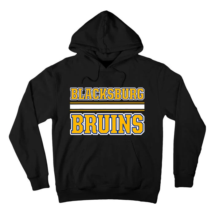 Blacksburg Bruins Horizontal Stripes Tall Hoodie