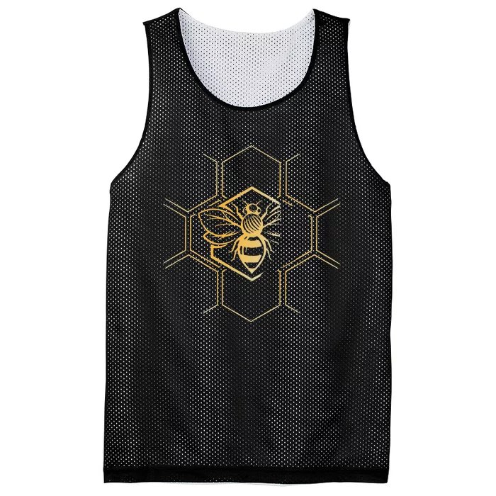 Beekeeper  Beekeeping Honeycomb Love For Bees Mesh Reversible Basketball Jersey Tank