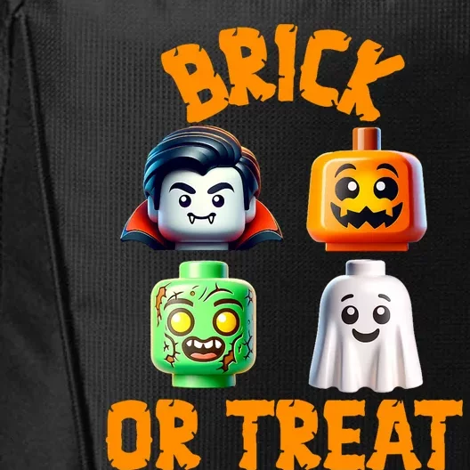 Building Bricks Halloween Costume Brick Or Treat Monsters City Backpack