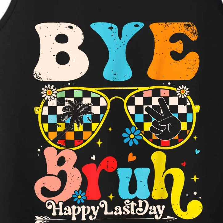 Bye Bruh Happy Last Day Of School Performance Tank