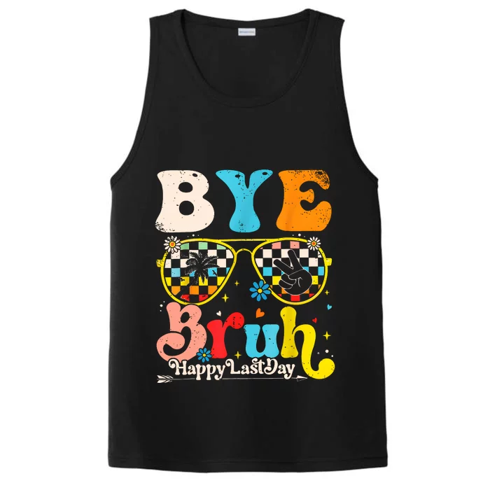 Bye Bruh Happy Last Day Of School Performance Tank