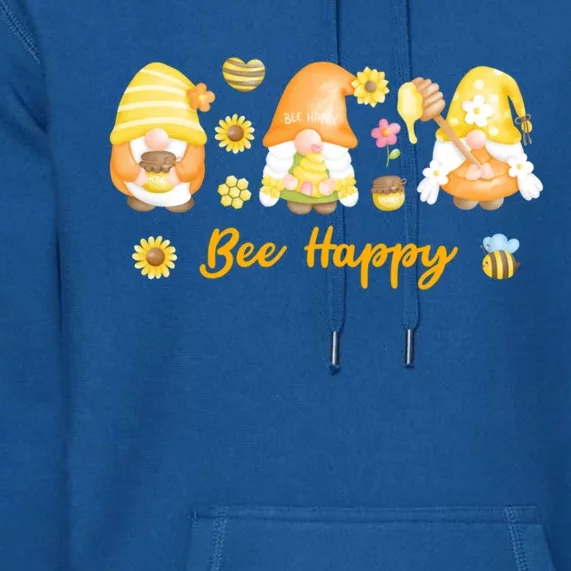 Beekeeping Bee Happy Gnomies Honey Bee Great Gift Premium Hoodie