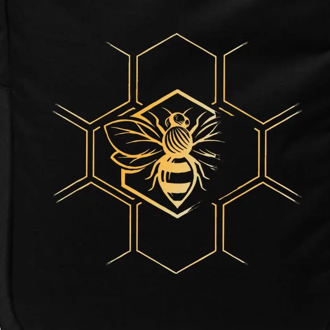 Beekeeper Beekeeping Honeycomb Love For Bees Impact Tech Backpack