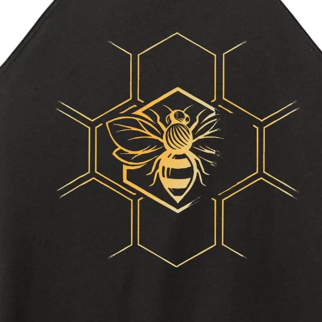 Beekeeper Beekeeping Honeycomb Love For Bees Women’s Perfect Tri Rocker Tank