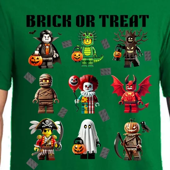 Building Bricks Halloween Brick Or Treat Costume Monsters Pajama Set