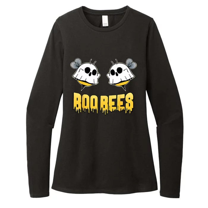 Boo Bees Halloween Funny Costume For Adult Women Bee Couple Womens CVC Long Sleeve Shirt