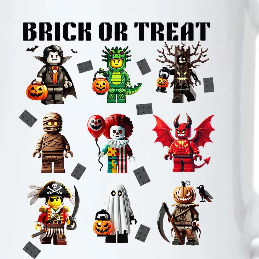 Building Bricks Halloween Brick Or Treat Costume Monsters Black Color Changing Mug