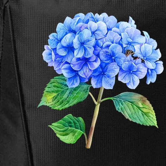 Beautiful Blue Hydrangea Flowers City Backpack