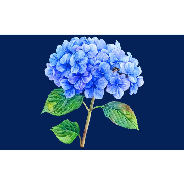 Beautiful Blue Hydrangea Flowers Bumper Sticker