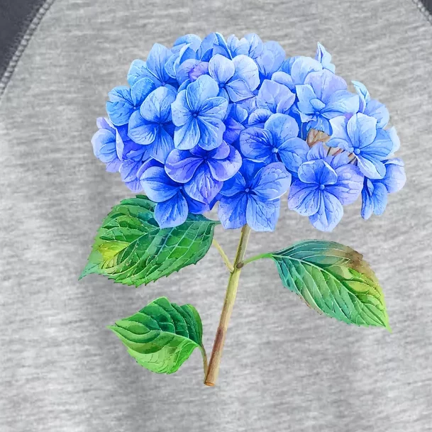 Beautiful Blue Hydrangea Flowers Toddler Fine Jersey T-Shirt