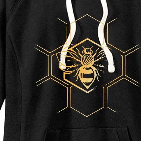 Beekeeper Beekeeping Honeycomb Love For Bees Women's Fleece Hoodie