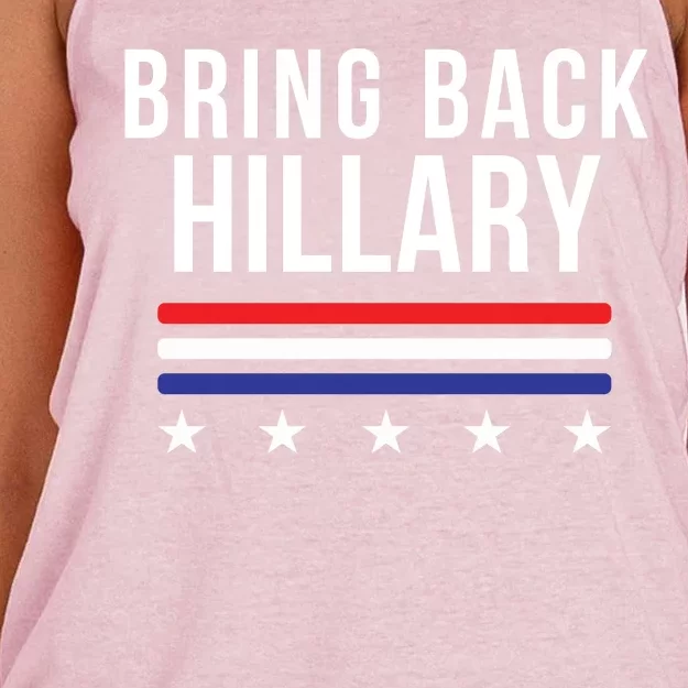 Bring Back Hillary Clinton Election 2024 President Hillary For President 2024 Women's Knotted Racerback Tank