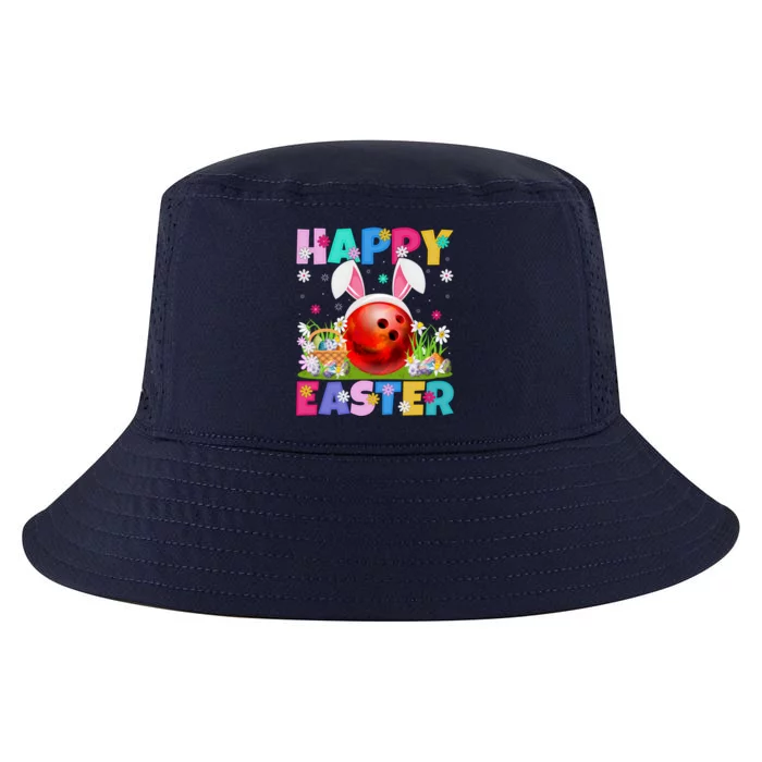 Bowling Ball Happy Easter Bunny Bowling Ball Easter Sunday Gift Cool Comfort Performance Bucket Hat