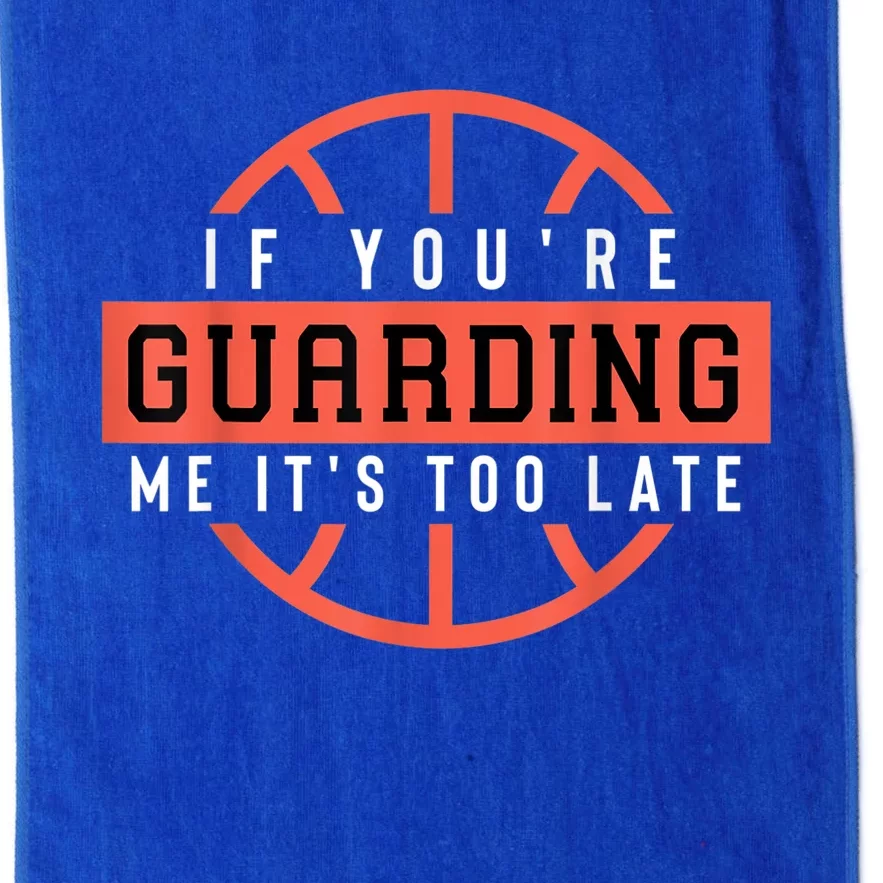 Basketball Ballin Hoops Gift For Basketballer Basketball Players Platinum Collection Golf Towel