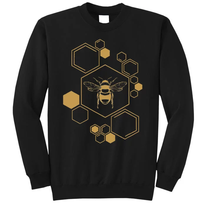 Bee Beekeeping Honeycomb Honey Beekeeper Bee Sweatshirt