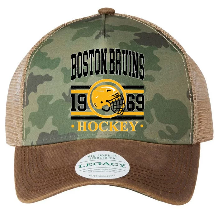 Boston Bruin Hockey Team Supporter Legacy Tie Dye Trucker Hat