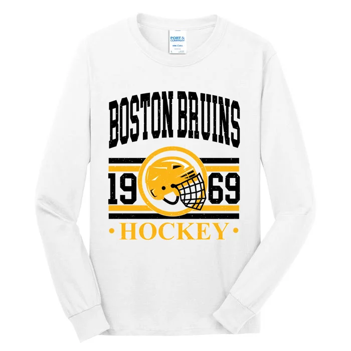 Boston Bruin Hockey Team Supporter Tall Long Sleeve T-Shirt