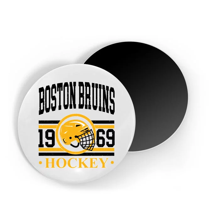 Boston Bruin Hockey Team Supporter Magnet