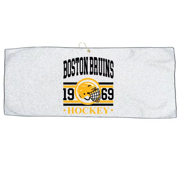 Boston Bruin Hockey Team Supporter Large Microfiber Waffle Golf Towel