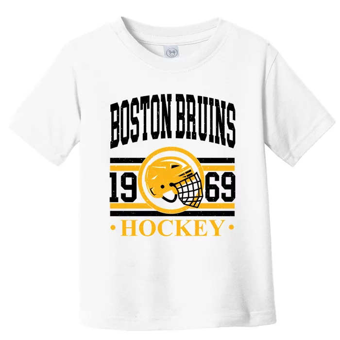 Boston Bruin Hockey Team Supporter Toddler T-Shirt