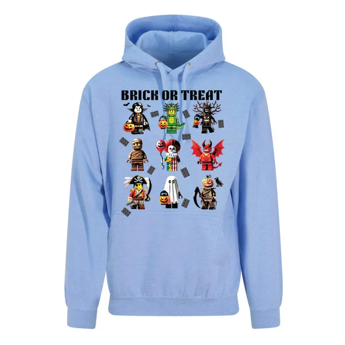 Building Bricks Halloween Brick Or Treat Costume Monsters Unisex Surf Hoodie