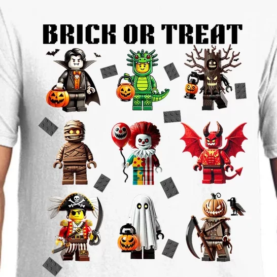 Building Bricks Halloween Brick Or Treat Costume Monsters Pajama Set