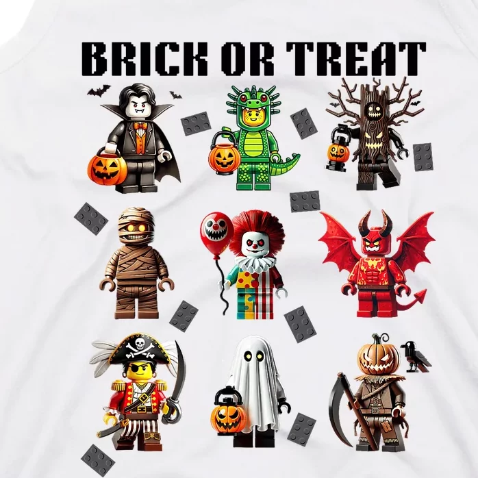 Building Bricks Halloween Brick Or Treat Costume Monsters Tank Top