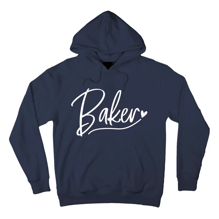 Baker Baking Heart Gift Hoodie