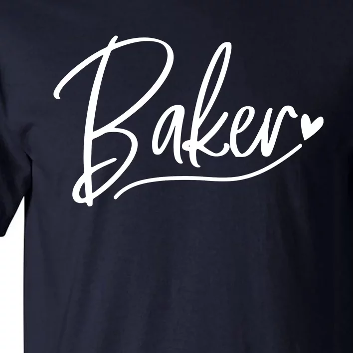 Baker Baking Heart Gift Tall T-Shirt