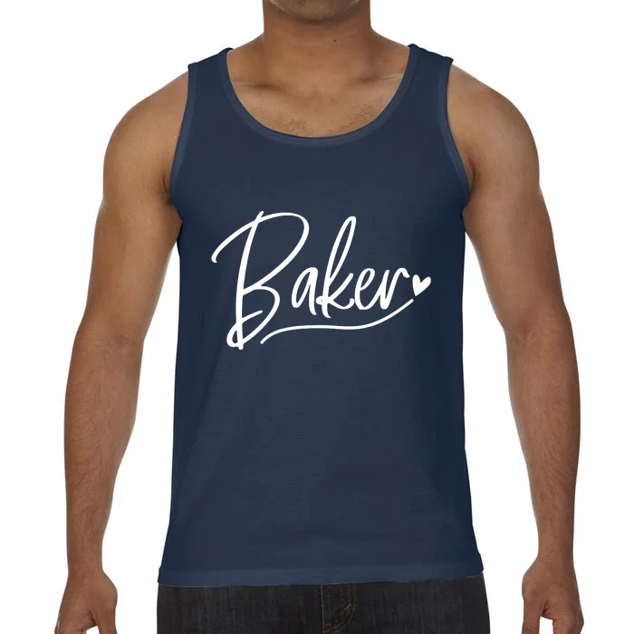 Baker Baking Heart Gift Comfort Colors® Tank Top