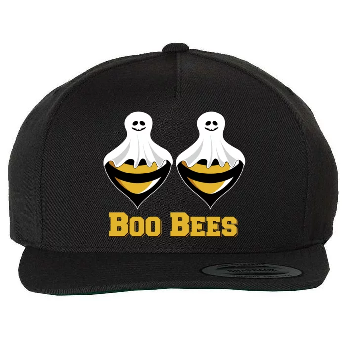 Boo Bees Halloween Design Funny Gift Wool Snapback Cap