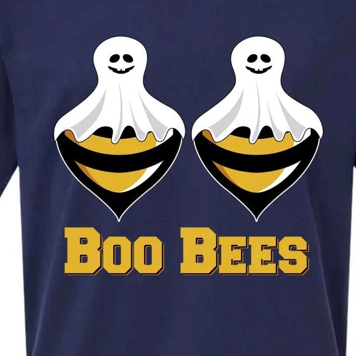 Boo Bees Halloween Design Funny Gift Sueded Cloud Jersey T-Shirt