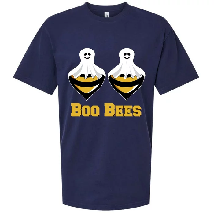 Boo Bees Halloween Design Funny Gift Sueded Cloud Jersey T-Shirt