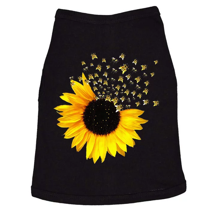 Bumble Bee. Honey Bees. Bee Lover. Sunflower. Yellow Flowers Doggie Tank