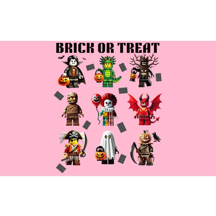 Building Bricks Halloween Brick Or Treat Costume Monsters Bumper Sticker