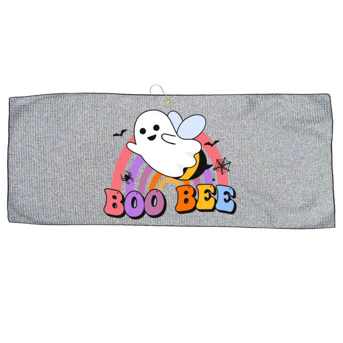 Boo Bee Happy Helloween Gift Large Microfiber Waffle Golf Towel