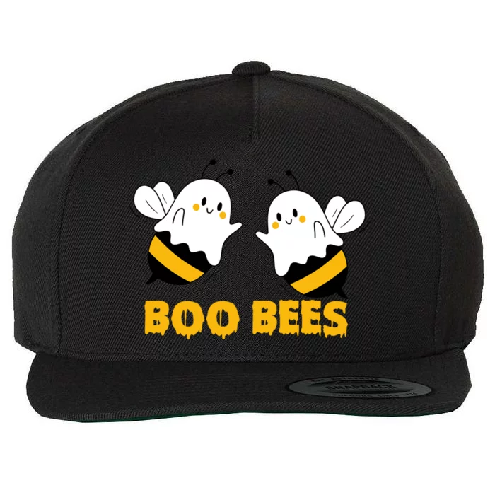 Boo Bees Halloween Couple Gift Wool Snapback Cap